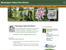 Tablet Screenshot of mvparkdistrict.org
